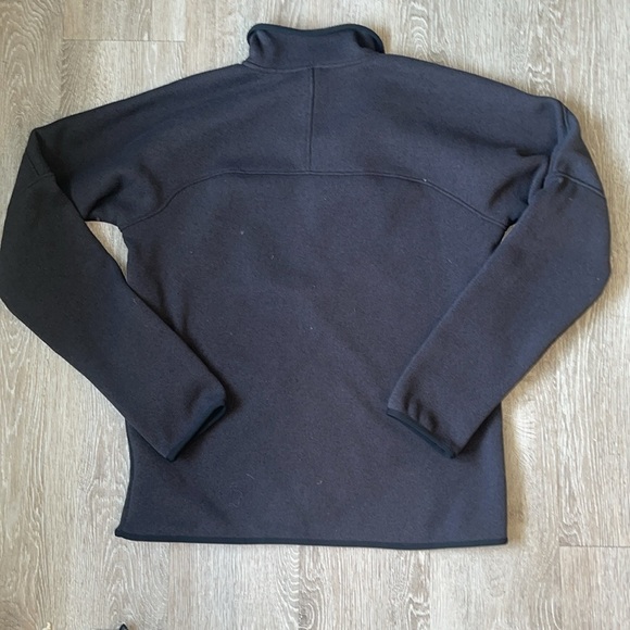 New with tag The North Face Gray Fleece Pullover size medium 1/2 zip front range - Picture 5 of 5